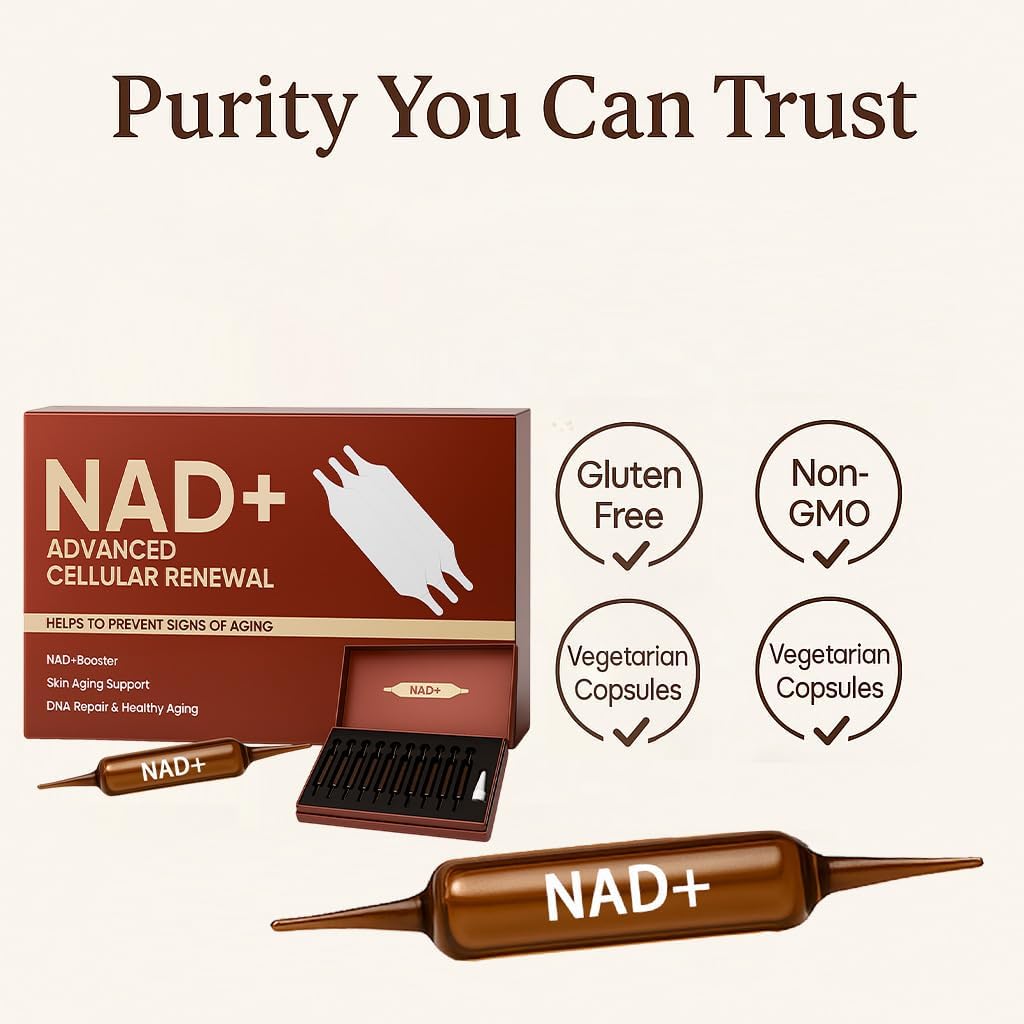 Advanced NAD+ Booster – 10 Liquid Vials (1200mg)